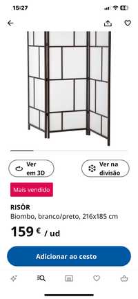 Biombo da Ikea muito bom estado