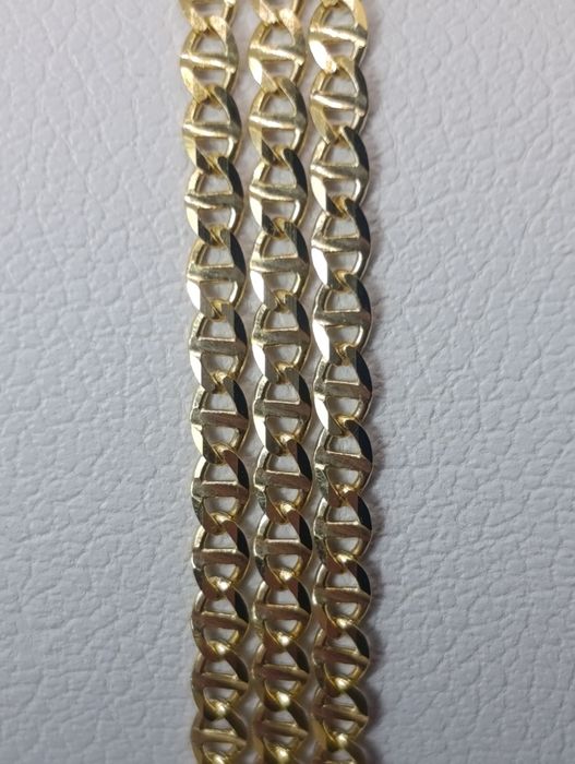 Ładny złoty łańcuszek o splocie Gucci złoto próby 585° 14k