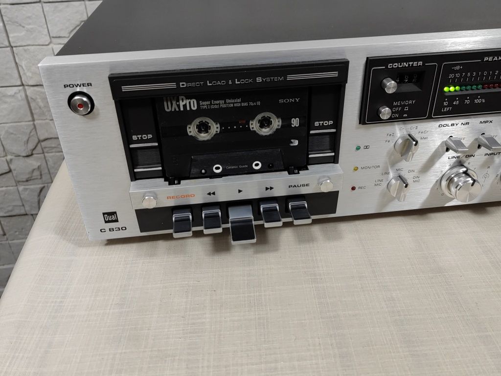 Dual C-830 Wysokiej klasy magnetofon kasetowy vintage