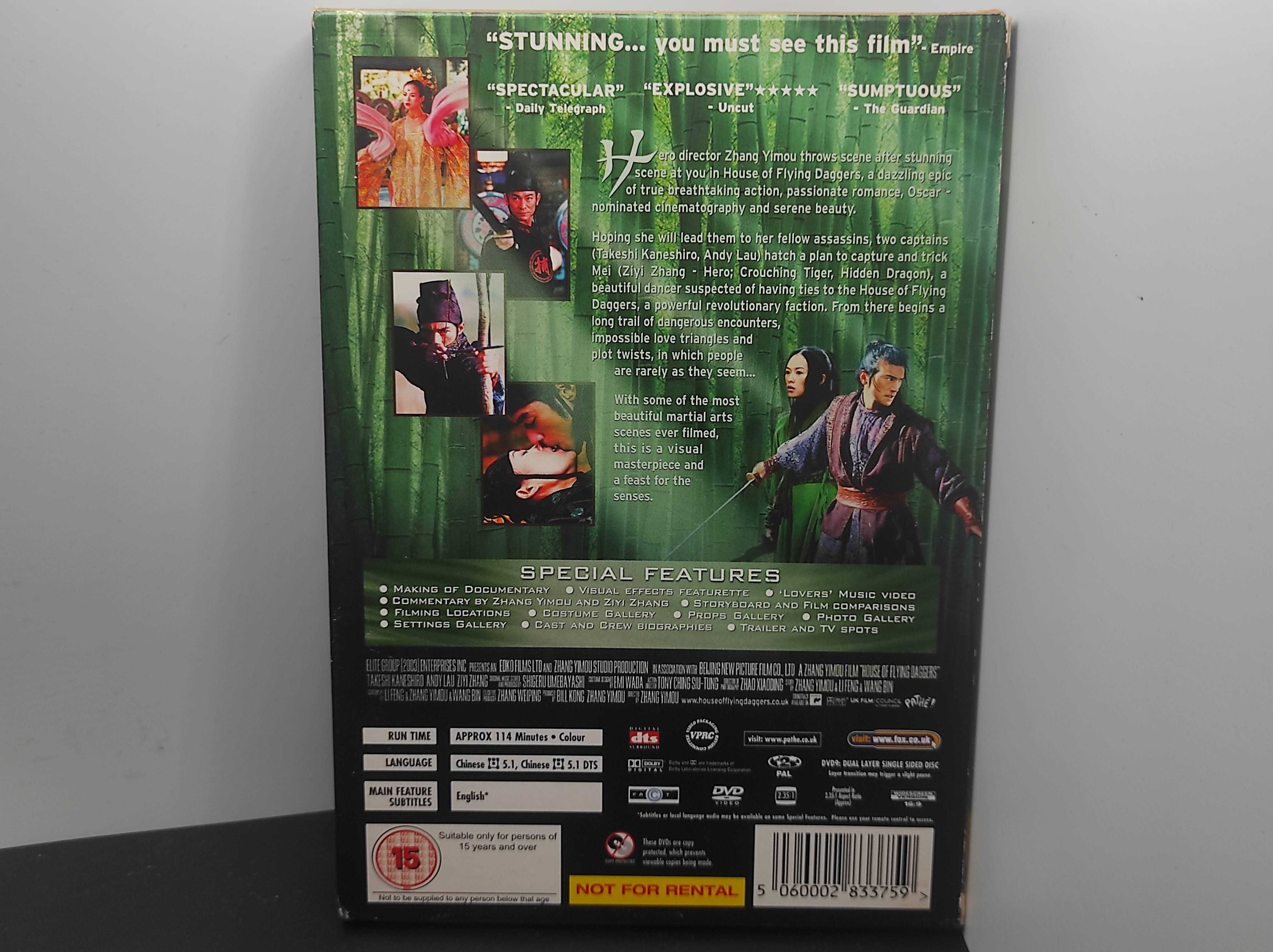 Film DVD Latające sztylety Flying Daggers Collector's edition