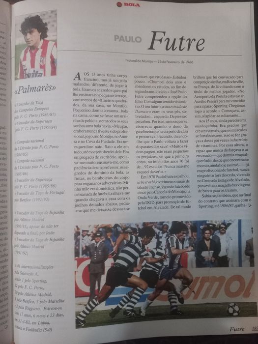 Livro 100 figuras do Futebol Português