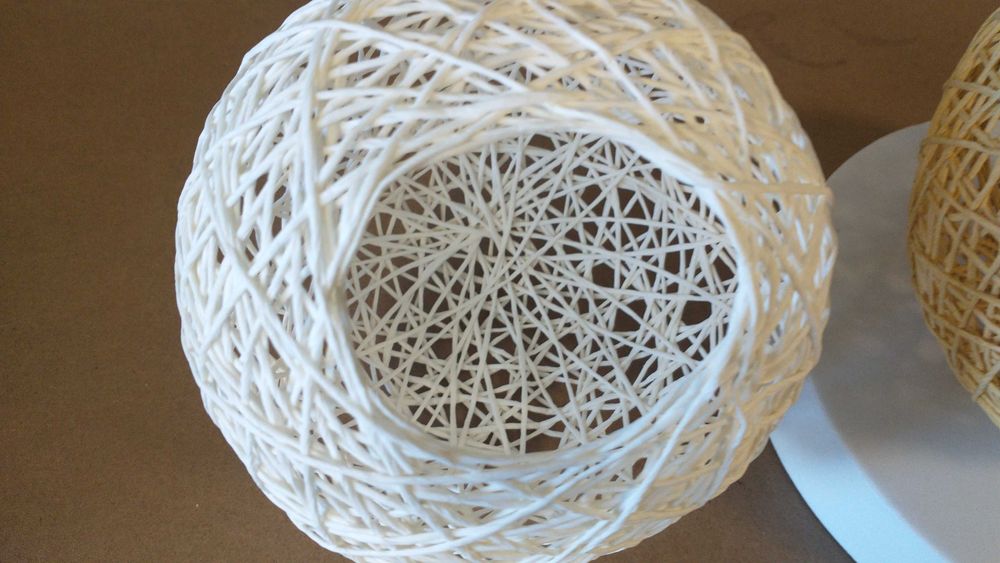 Klosze rattanowe ręcznie tkane okrągłe pokrycie lampy