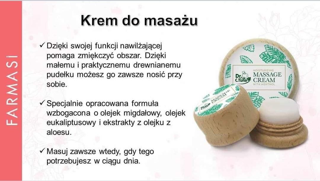 Kamyk/żel do masażu Farmasi Dr tuna