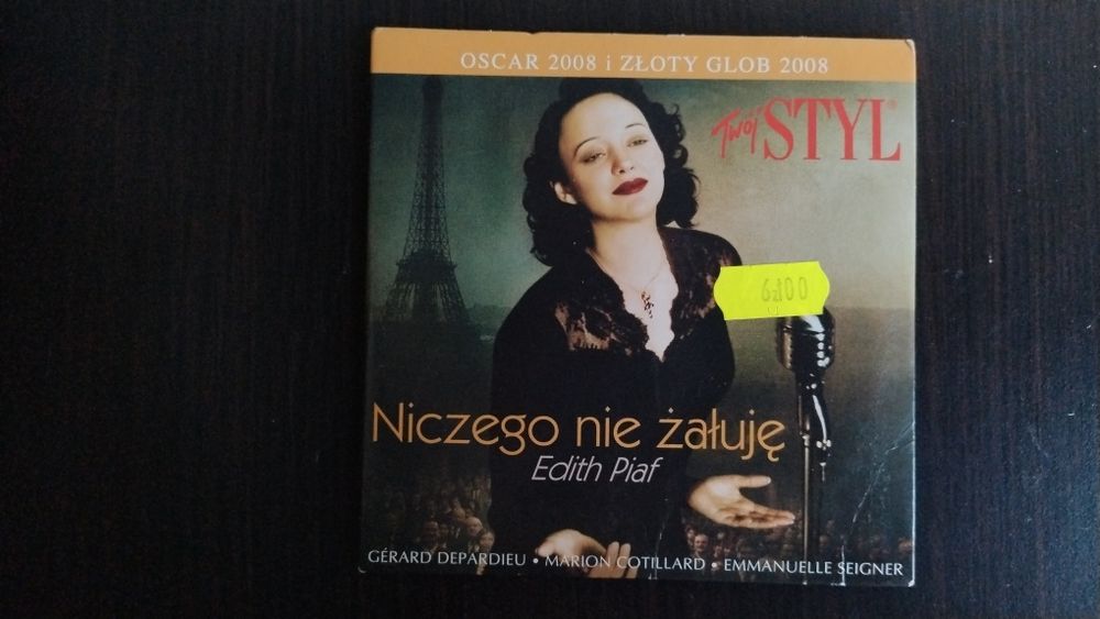 Film na płycie DVD pod tytułem: Niczego nie żałuję