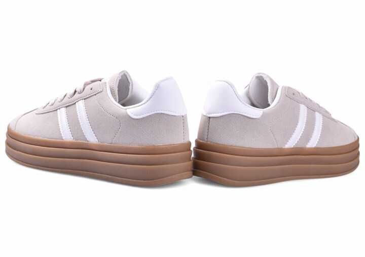 Buty Damskie Sportowe Sneakersy na platformie G Gazelee beżowe r.40