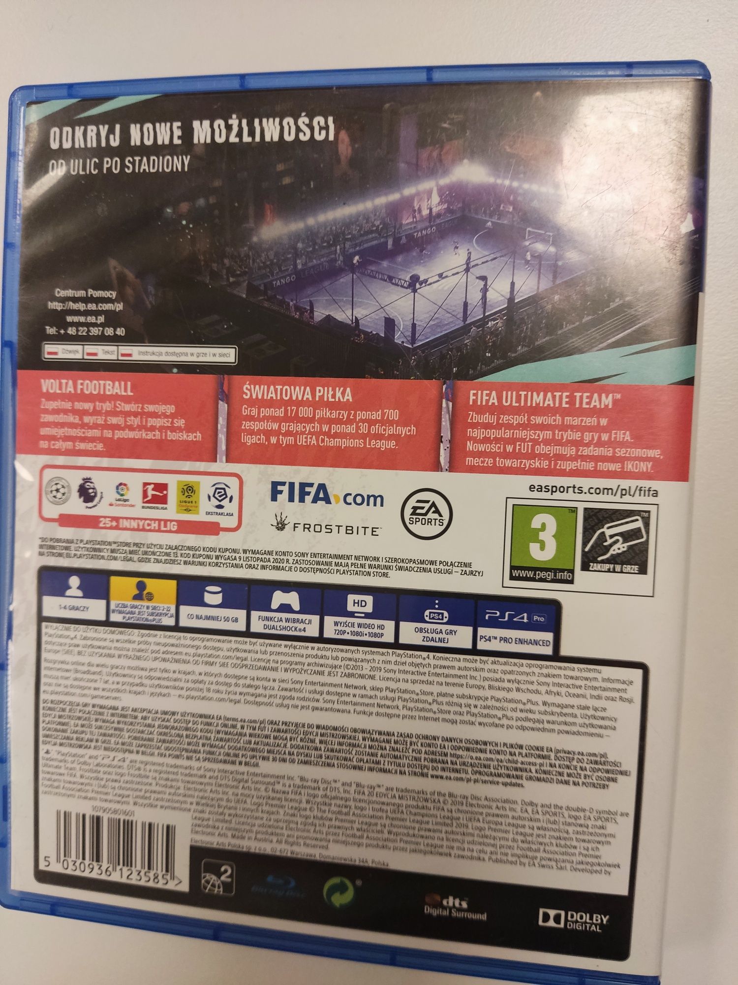 FIFA 2020 gra PS4 PL