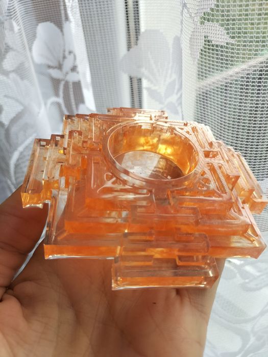 Świecznik 2 z żywicy epoksydowej