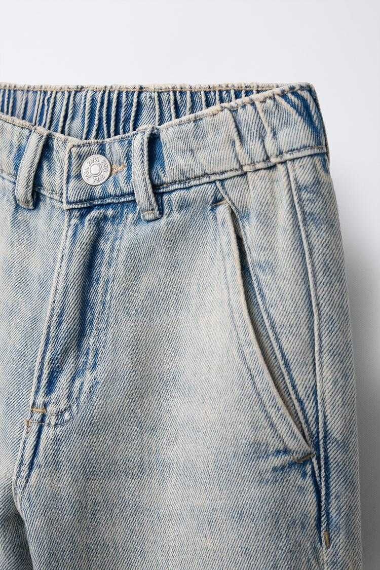 Прямі дитячі джинси бойфренди zara для хлопчика р. 164