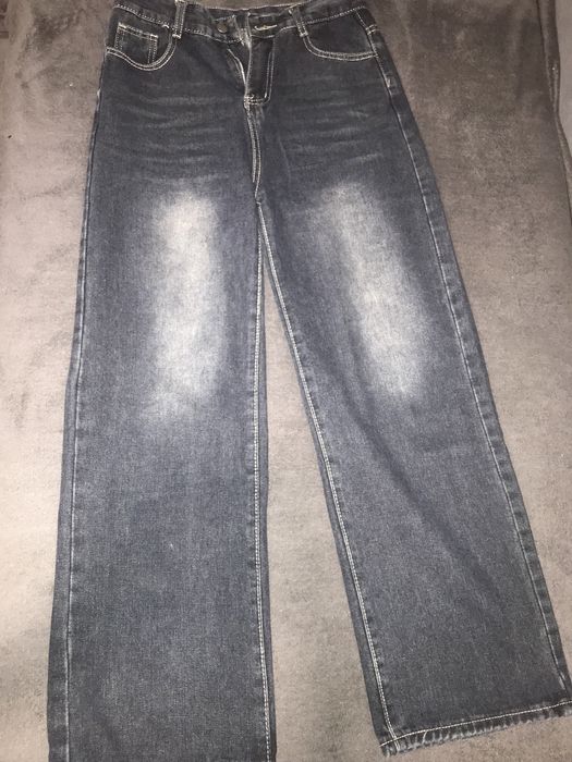 джинси кльош темно сині