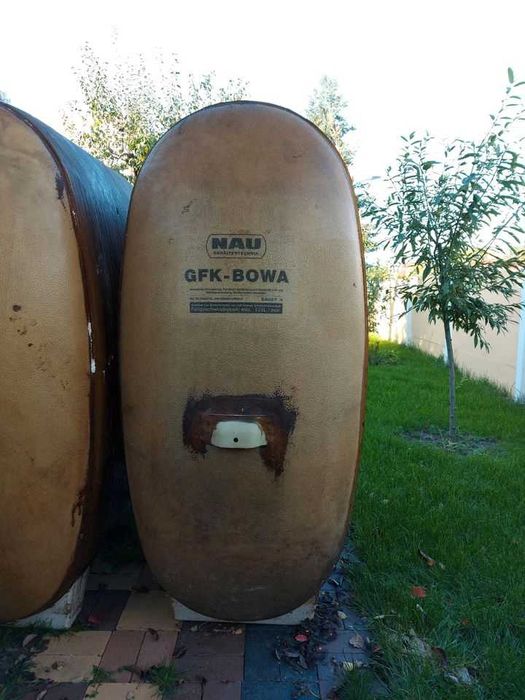 Beczka zbiornik na wodę, szambo, deszczówke 1000l. Włókno szklane
