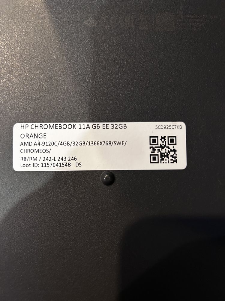 Chromebook Hp 11A G6 Ee32GB