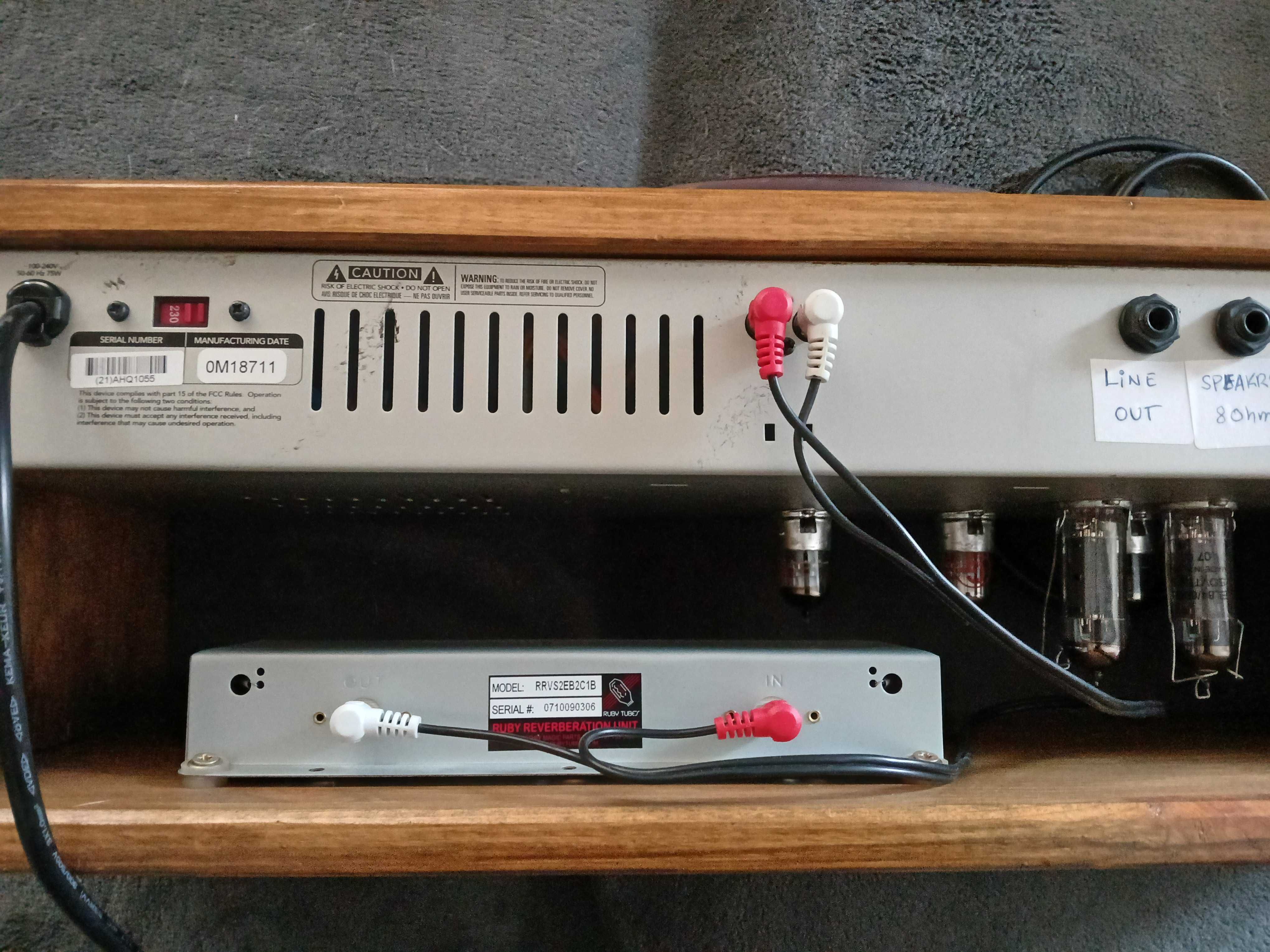 Amplificador Crate V18 Head