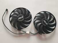 Wentylatory karty graficznej ASUS DUAL RX 5xxx Everflow T129215SU 95mm