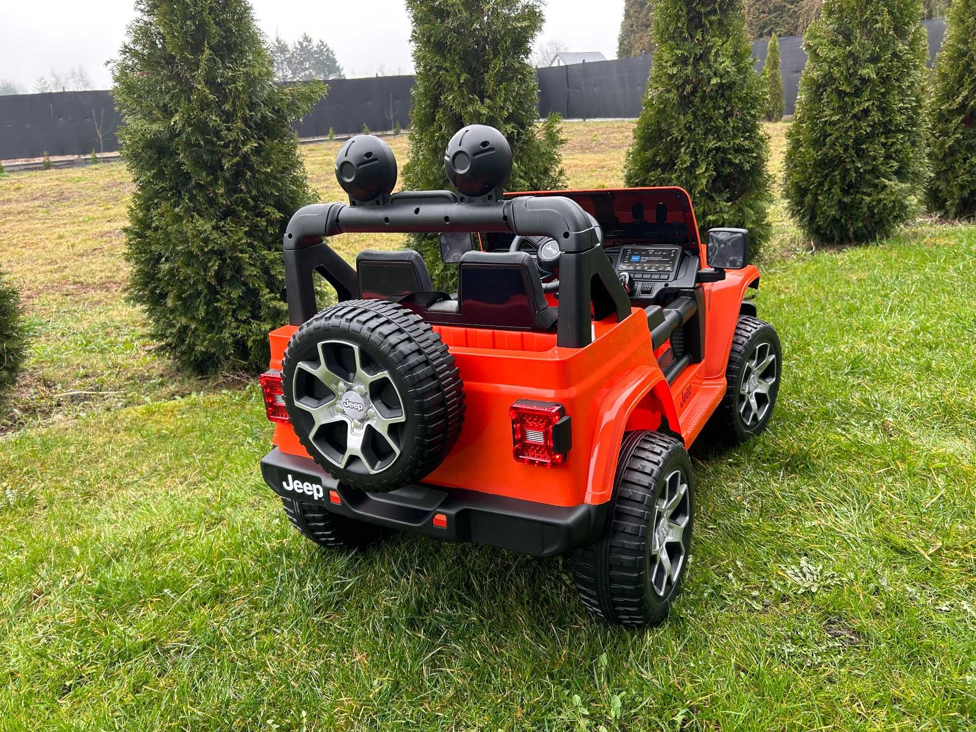 Jeep Wrangler Rubicon Pojazd 4x4 auto na akumulator Samochód autko