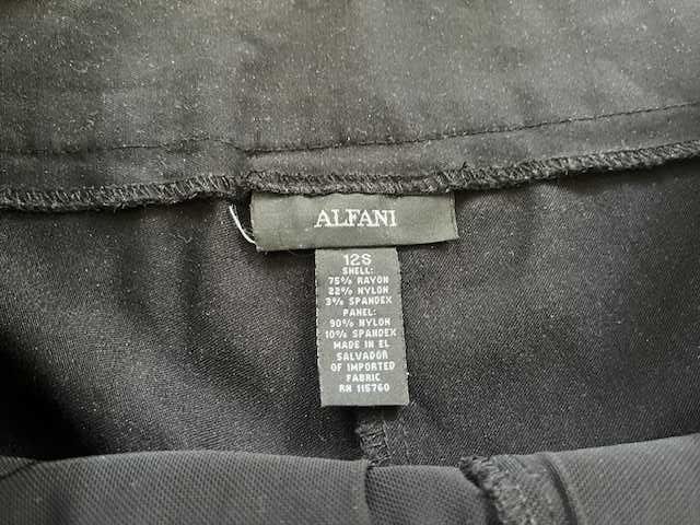 czarne spodnie Alfani