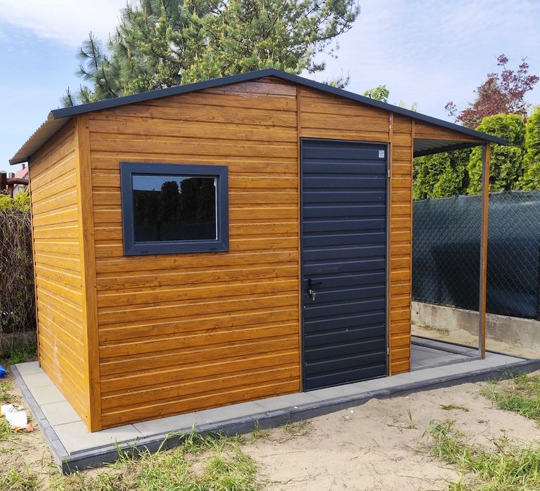 Domek Narzędziowy z Wiatką w CENIE Promocja