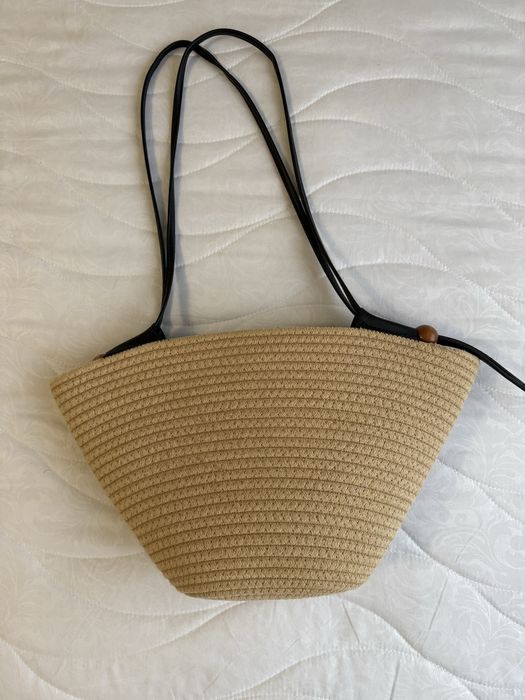 Сумка пляжна бежева