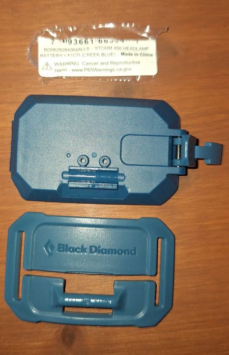 Black Diamond BD czołówka STORM 400 zawias / zatrzask / battery latch