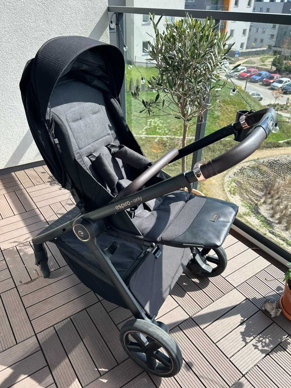 Wózek Espiro Only 410 Stylish Black – wózek 2w1