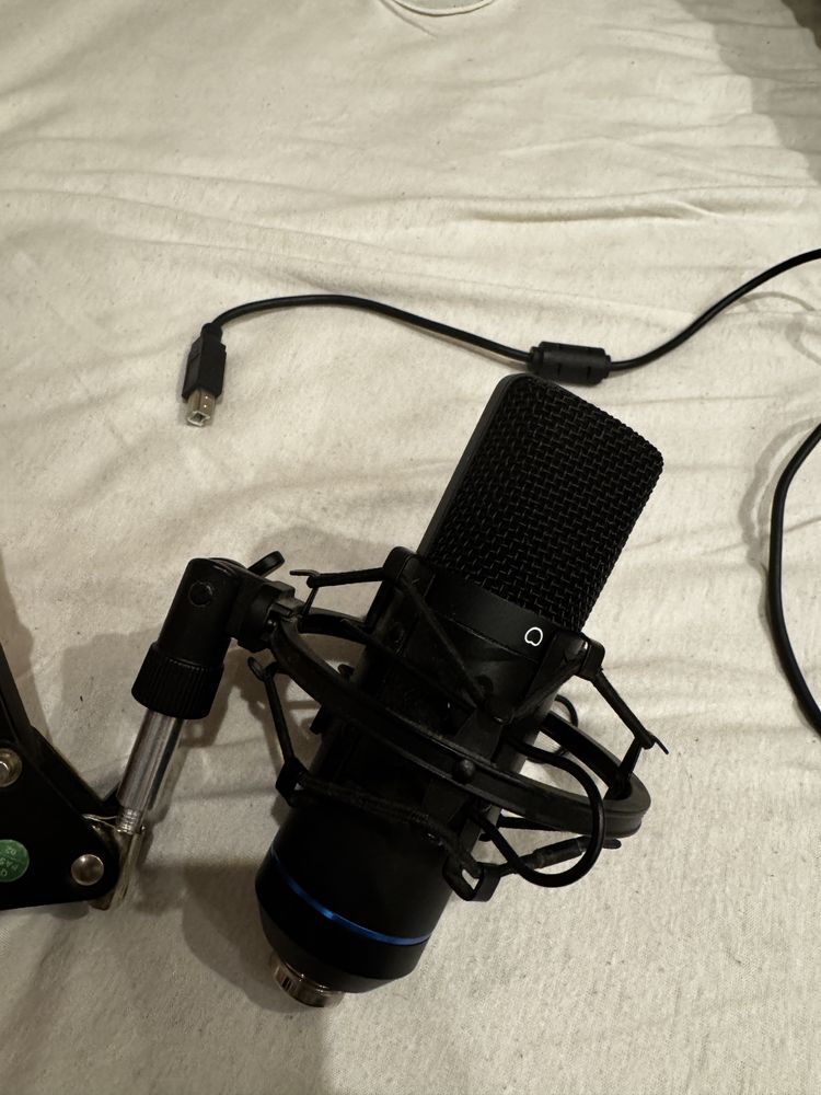 Mikrofon studyjny USB BM-800 + ramię | streaming, podcast, YouTube