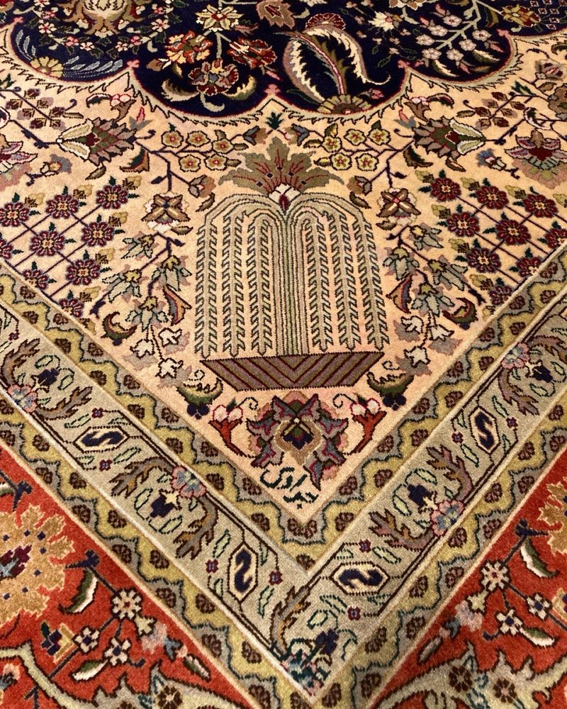 Venda/Troca - Antigo Tapete Persa Tabriz 50Raj 340X255cm