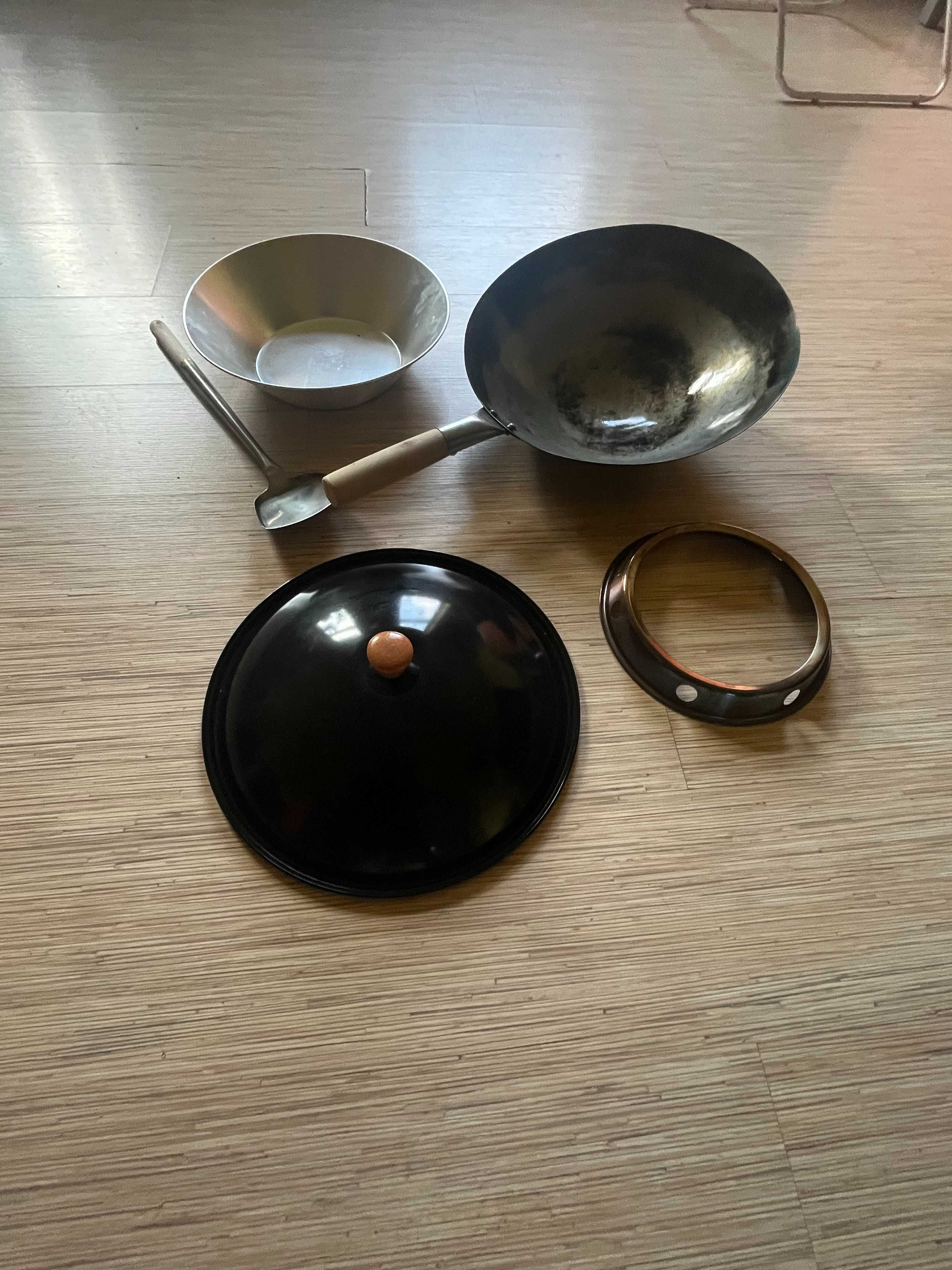 Ręcznie kuty chiński  wok WOK chińska patelnia