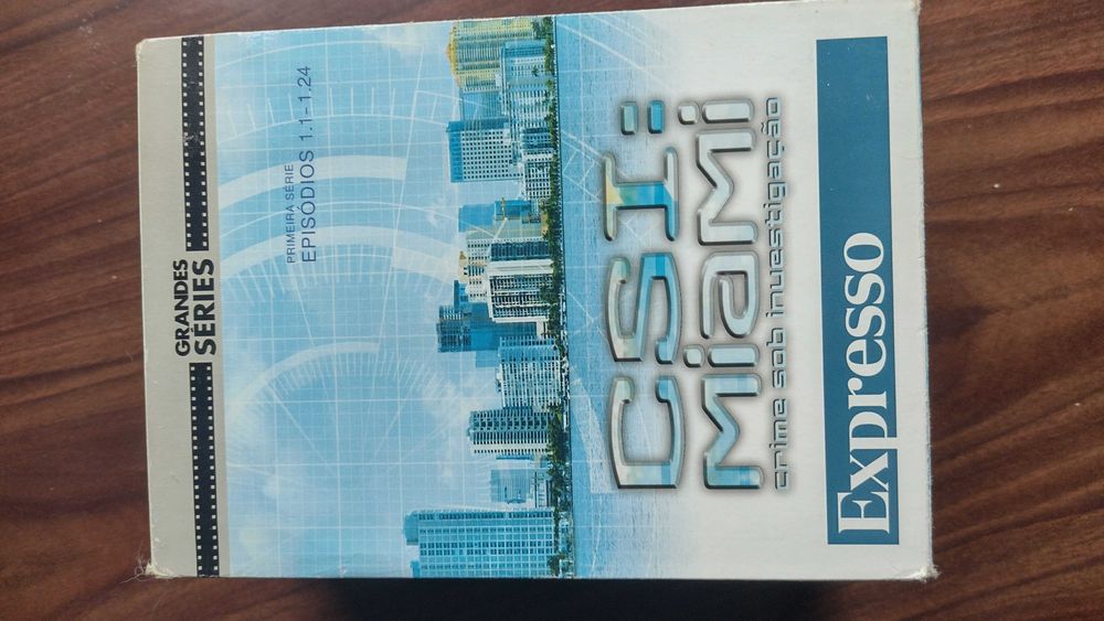 DVD CSI Miami, caixa com coleção completa