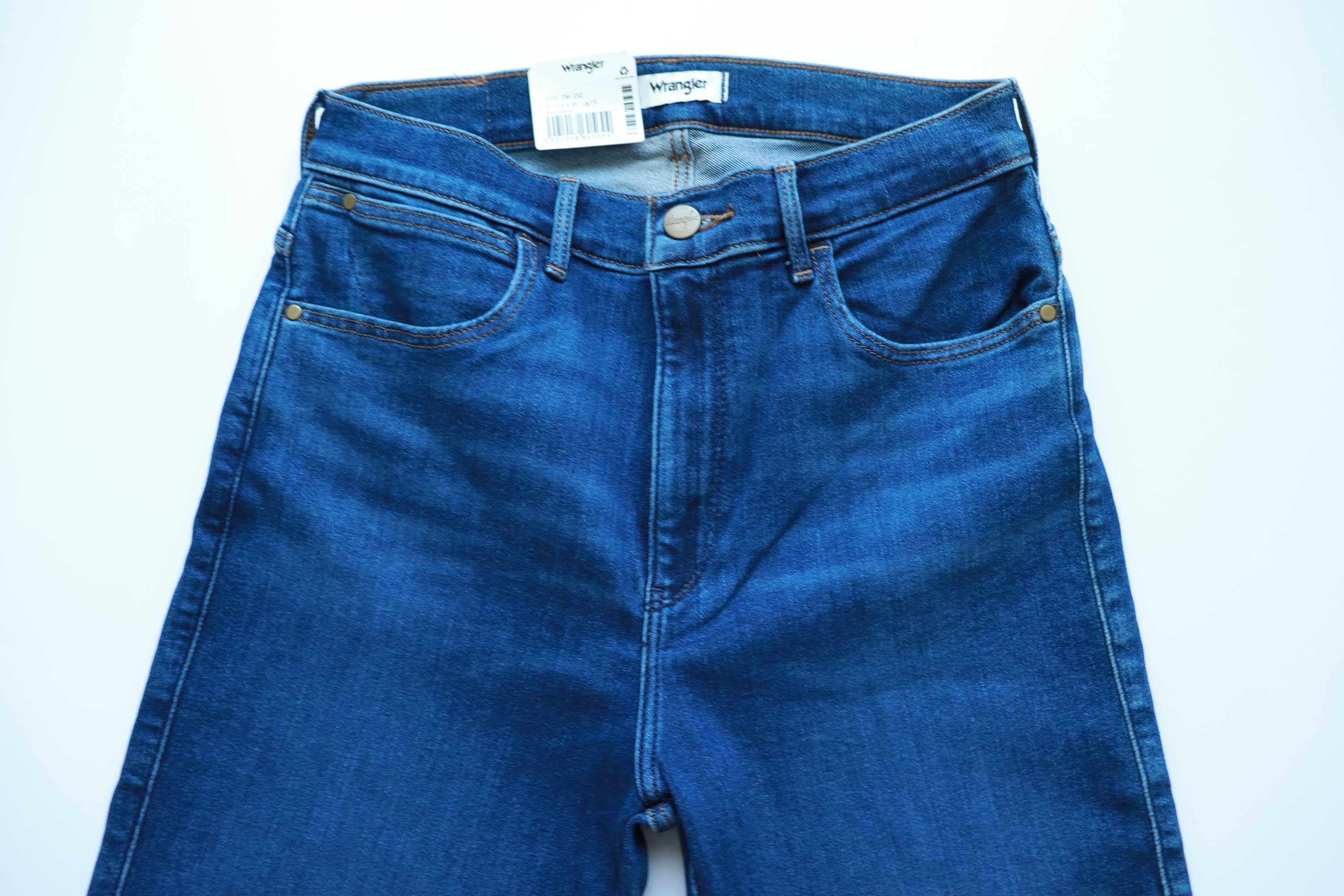 WRANGLER HIGH RISE SLIM 610 W29 L32 damskie spodnie jeansy nowe