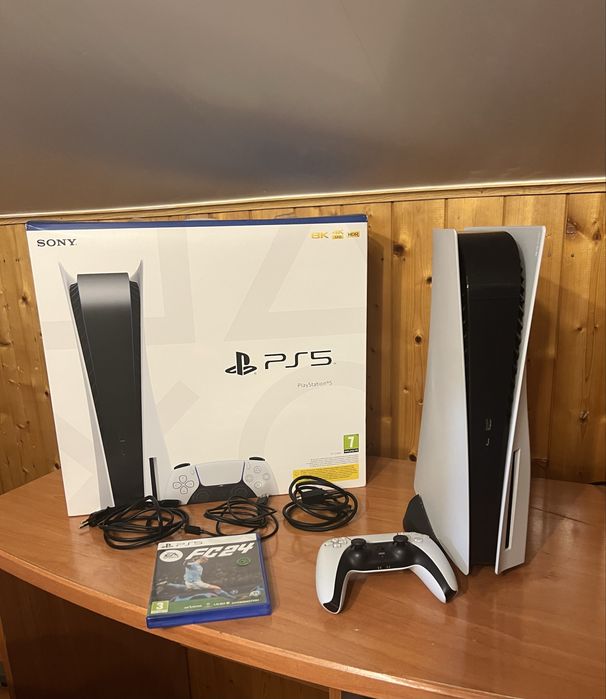 Ps5 825GB com 1 comando e caixa