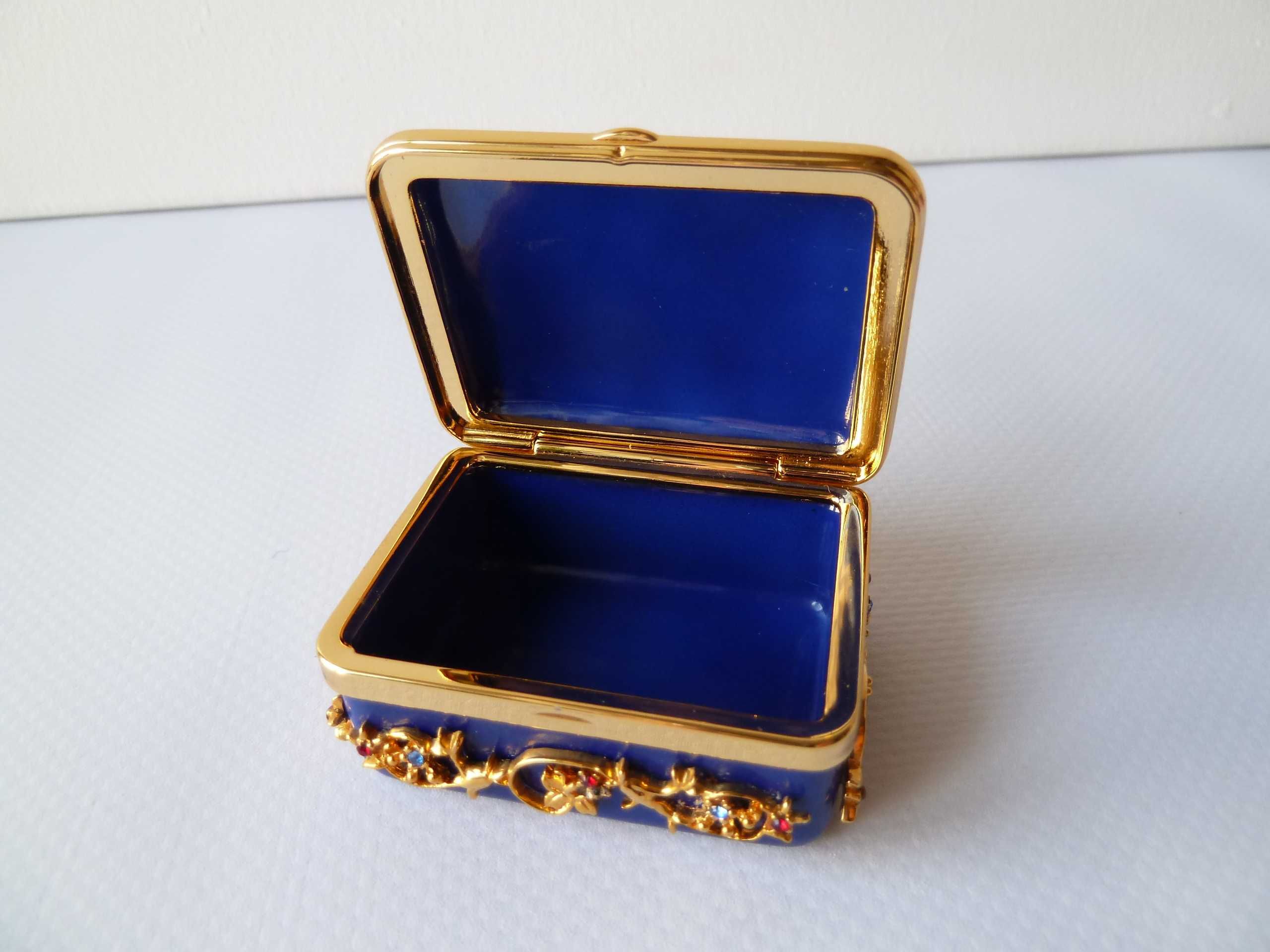 Шкатулочка для украшений FRANZ Enamel, эмаль, Англия, б/у, есть скол
