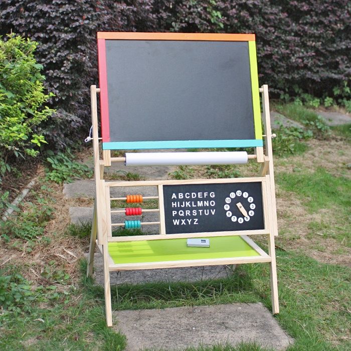 Dwustronna tablica edukacyjna dla dzieci drewniana TANIA WYSYŁKA!