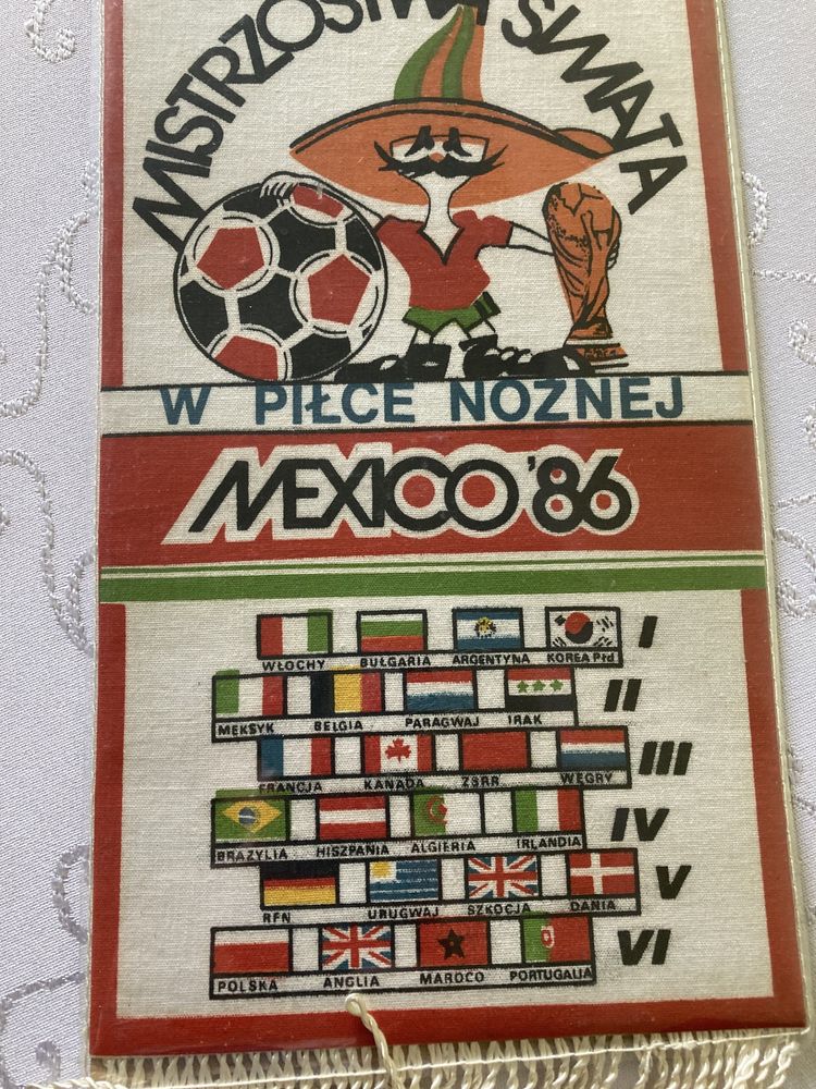 Proporczyk Unikatowy Mexico 1986
