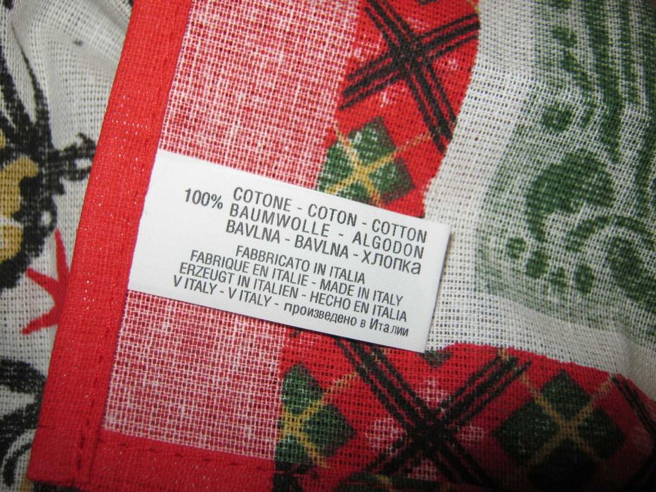 Ścierka kuchenna makatka mikołaj 100% bawełna 43 / 66 cm