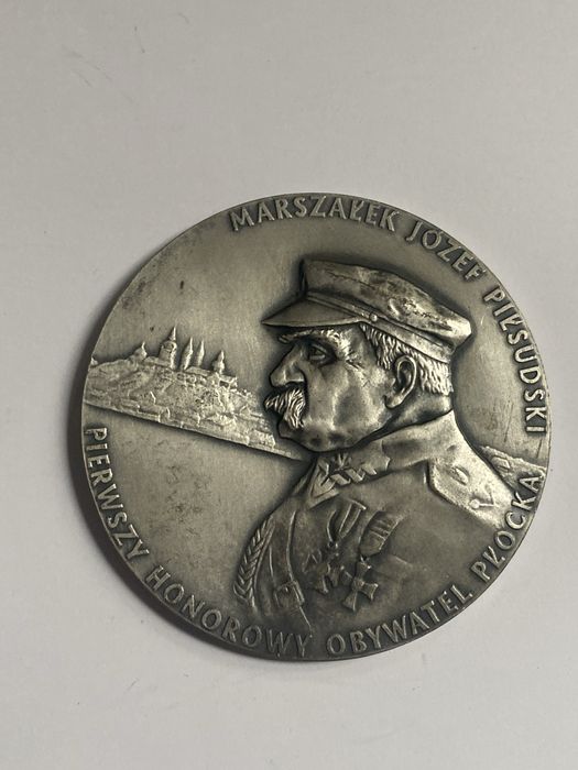 Medal kolekcjonerski okolicznosciowy J. Piłsudski Płock