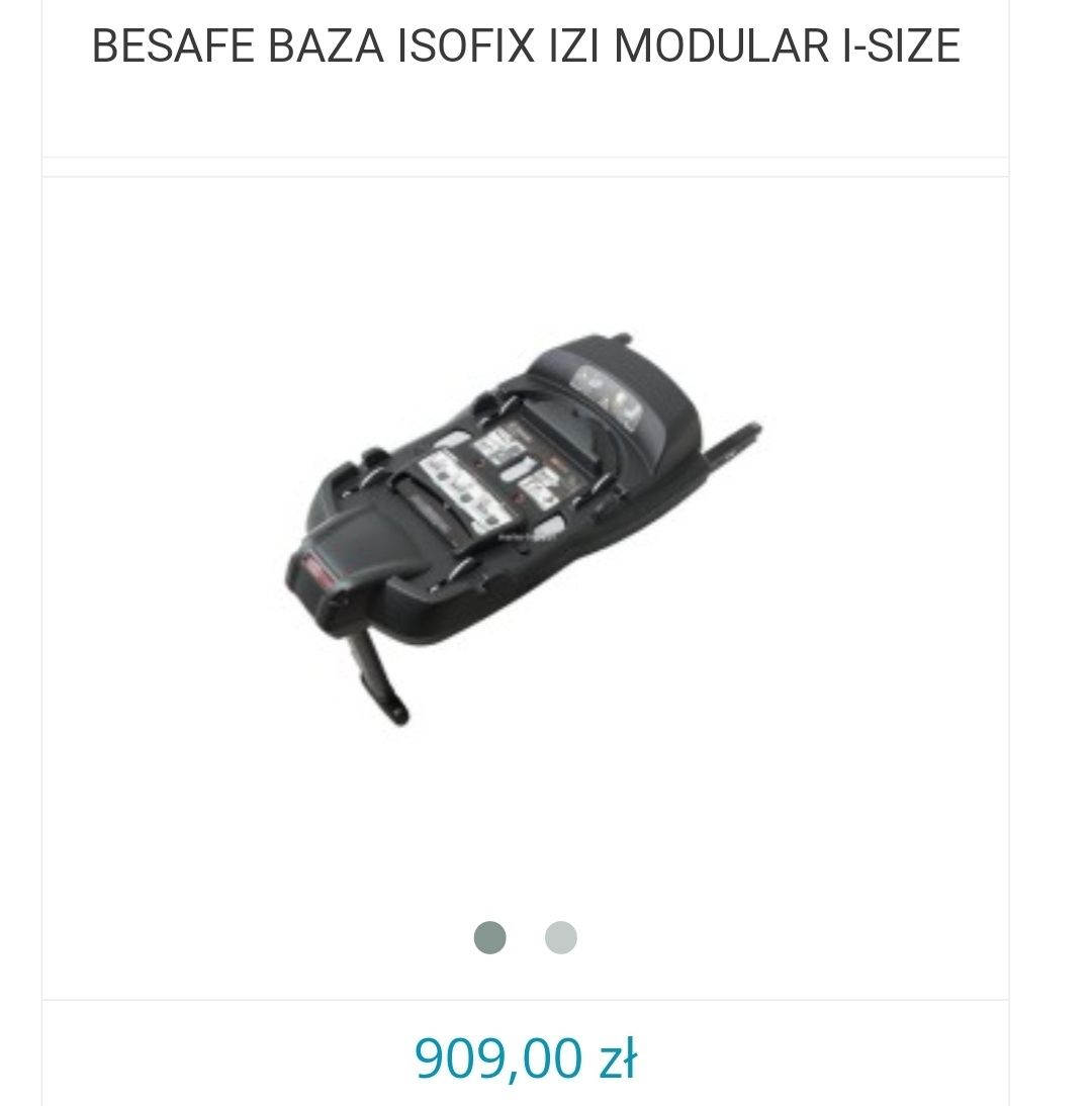 Fotelik BESAFE isofix samochodowy