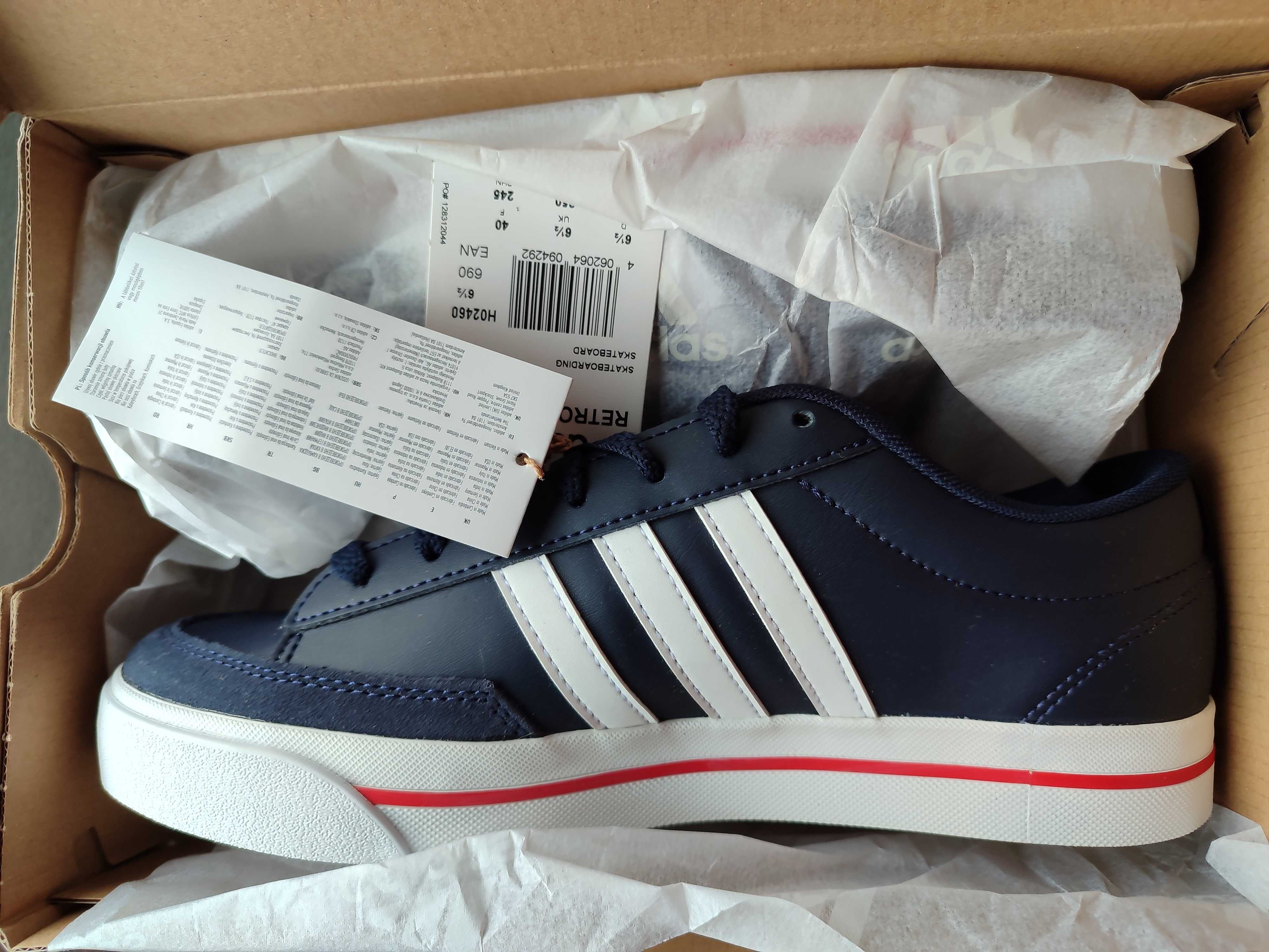 Adidas Retrovulc skateboard 40 NOVOS