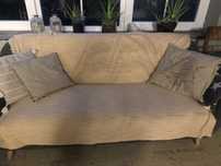 Sofa szara nierozkładana