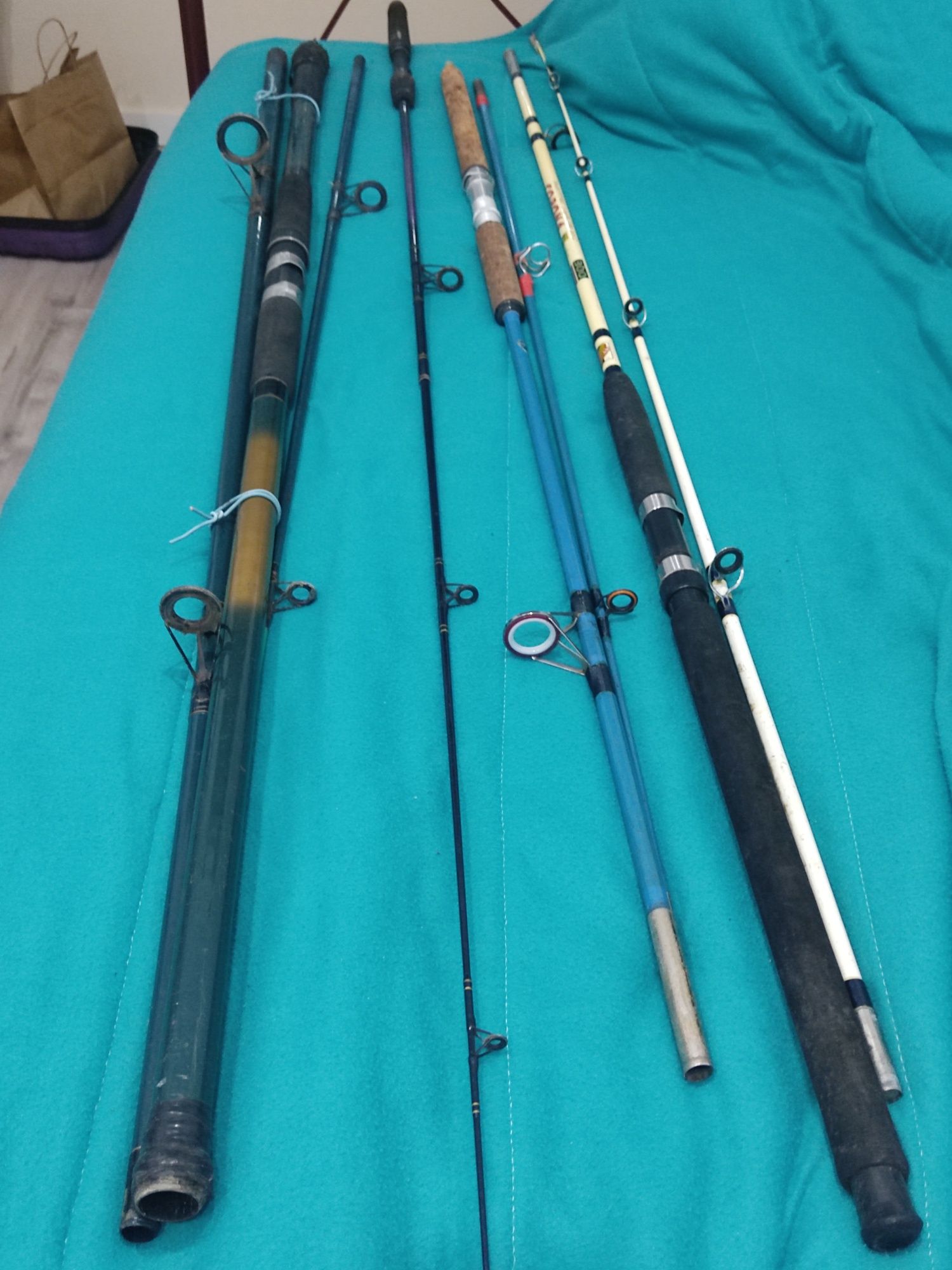 4 Canas de pesca