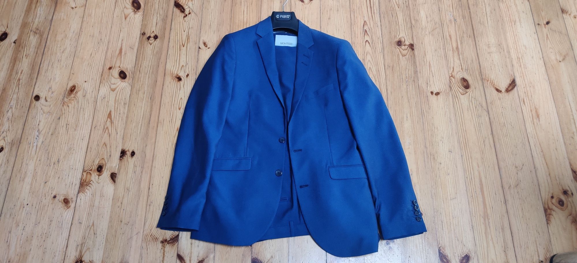 Montego garnitur męski 173 cm spodnie 40. Rozmiar M