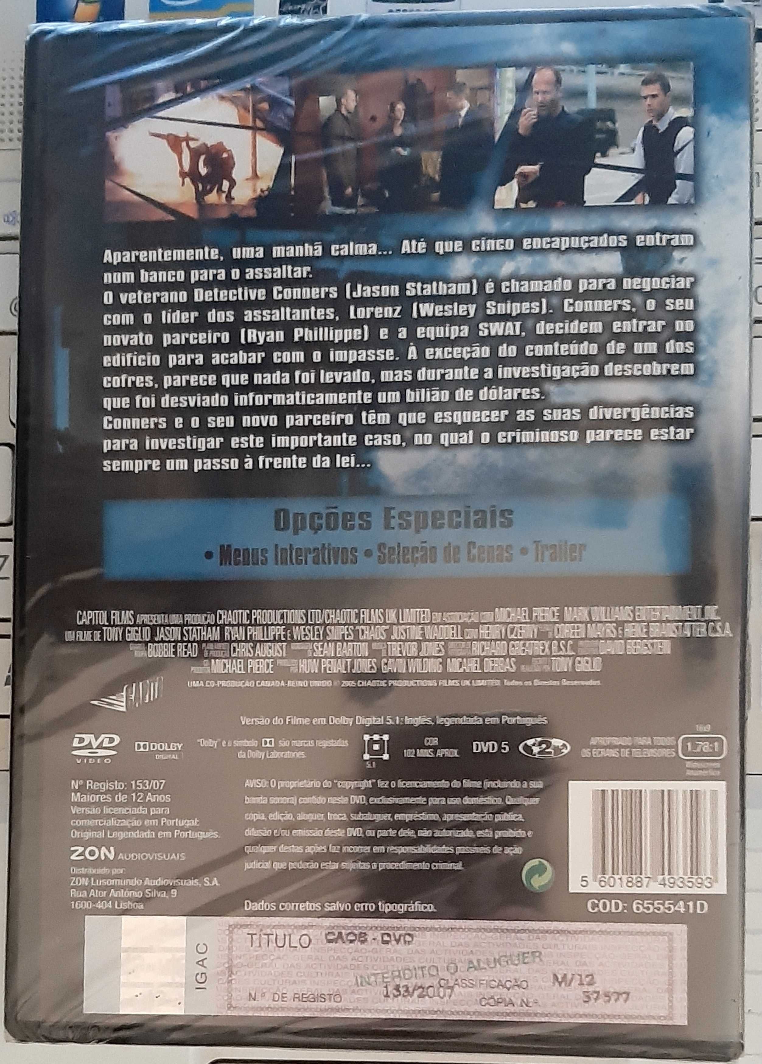 Filme em DVD: Caos "Chaos" - NOVO! SELADO!