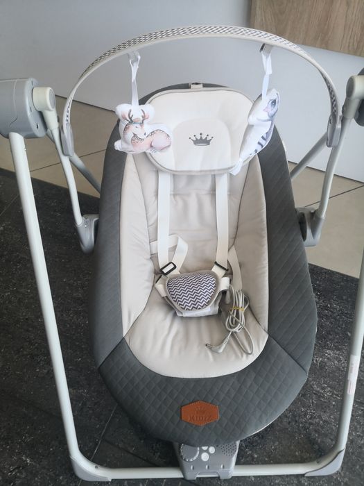 Bujaczek elektryczny dla dzieci niemowląt huśtawka