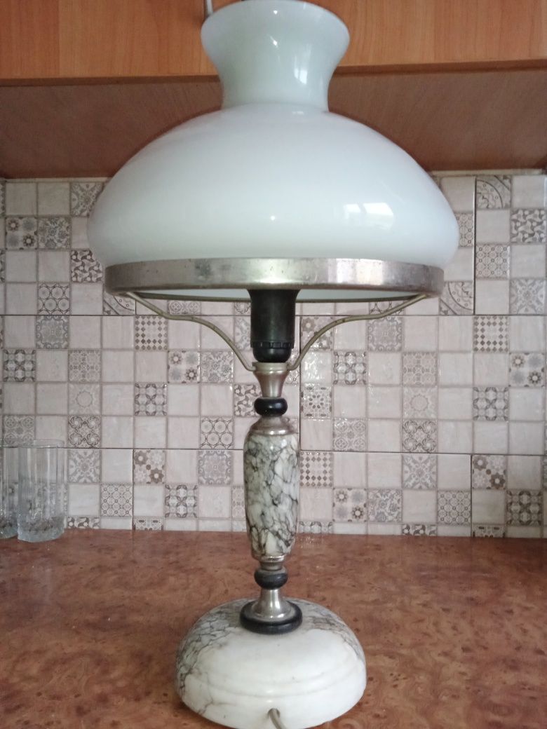 Лампа мраморная кабинетная СССР