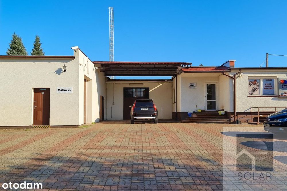 Magazyn z biurem i parkingiem w super lokalizacji!