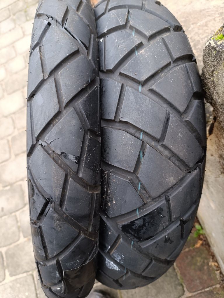 Sprzedam Opony Dunlop 90/90/21 150/70/17 Komplet