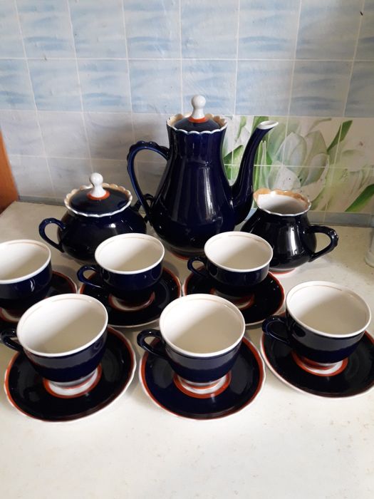 Кавовий сервіз "Довбиш,Кобальт.