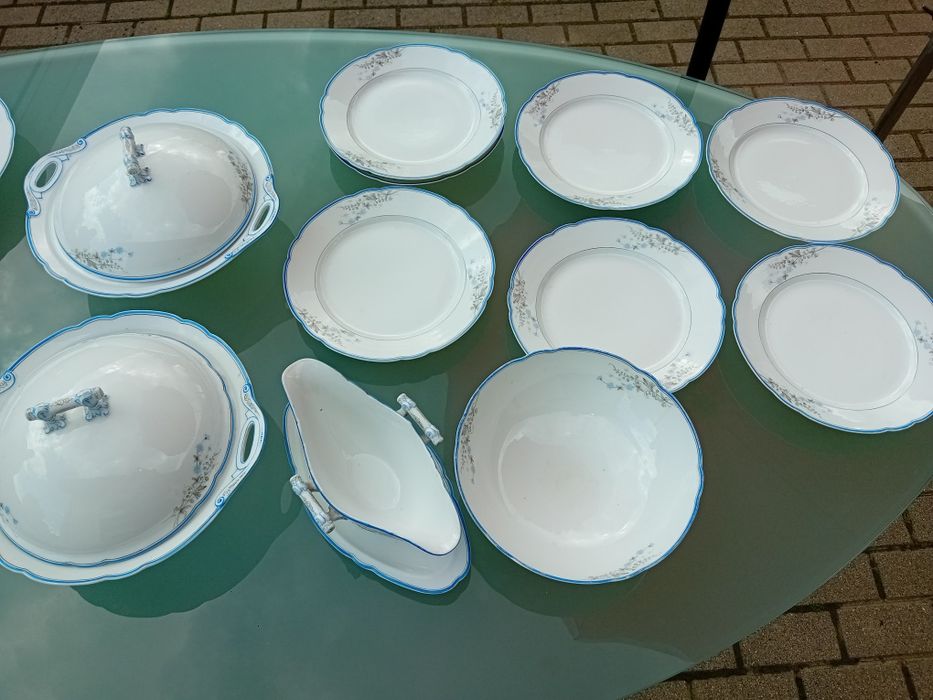 Porcelana trio filiżanka porcelanowa antyczna