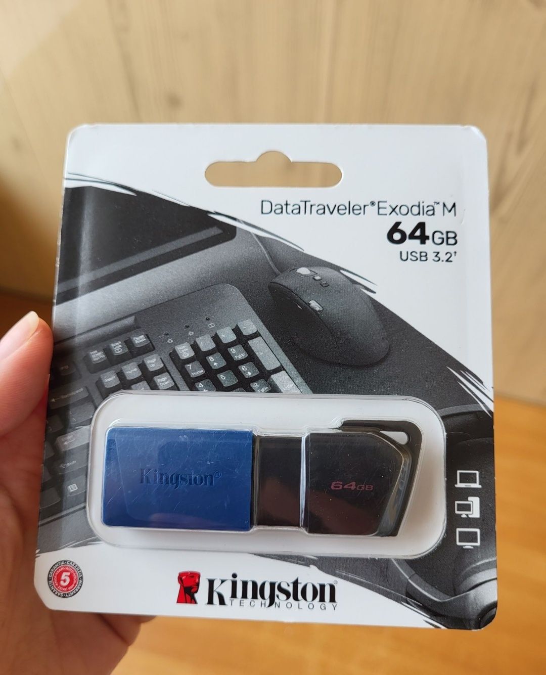Флешка 64 гб usb 3.2 запакована