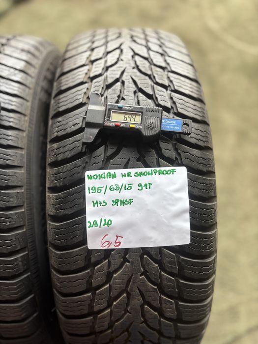 2x 195/65R15 91T NOKIAN WR SNOWPROOF opona zimowa M+S 3PMSF
