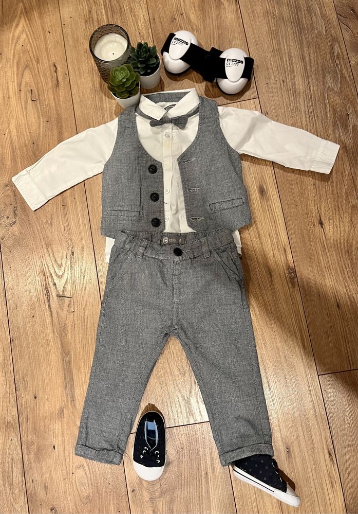 Miękkie buciki niechodki eleganckie dla niemowlaka 11cm (74/80)