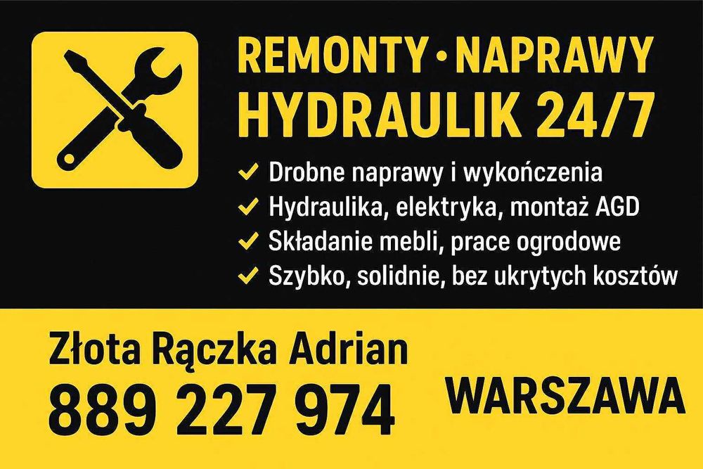 Remonty warszawa/Złota Rączka